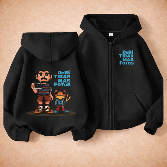 Hoodies Unisex DMTF Negro