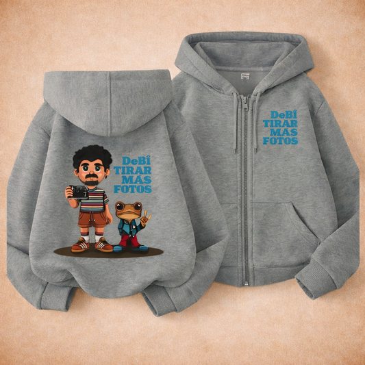 Hoodies Unisex DTMF Gris oscuro